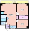 リアライズ玉出 2DKの間取り
