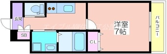 間取図 クローバー・グランデ長居公園