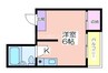 フォレスト・イレブン 1Rの間取り