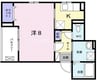 和ハウス 1Kの間取り