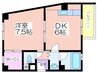 長居岡本マンション 1DKの間取り