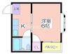 CABIN ABIKO EAST 1Kの間取り