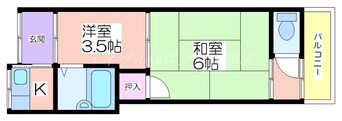 間取図 ライズ南加賀屋