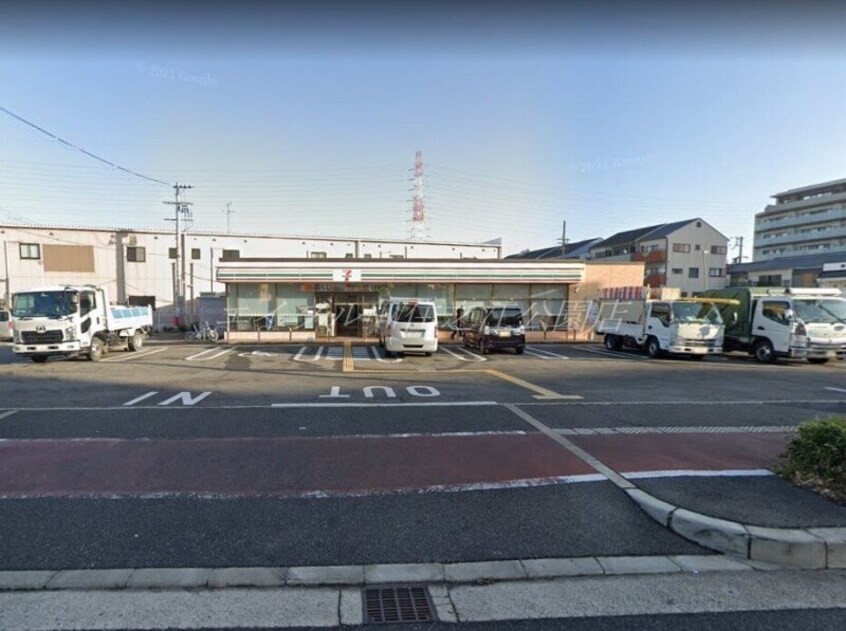 セブンイレブン大阪北島2丁目店(コンビニ)まで506m ライズ南加賀屋