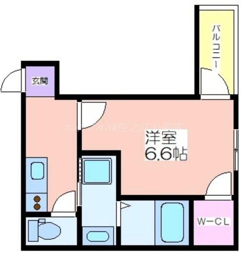 間取図 フジパレス住吉山之内