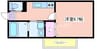 L.fino岸里WEST 1Kの間取り