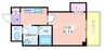 みおつくし岸里Ⅱ 1Kの間取り