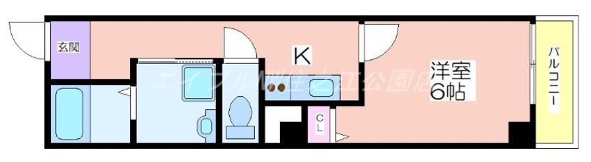 間取図 グランパシフィック梅南
