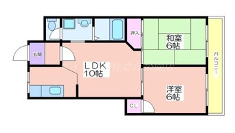 間取図 ヴィアンテ住之江