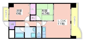 間取図 レオ住之江公園