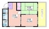 マンション大谷 2DKの間取り