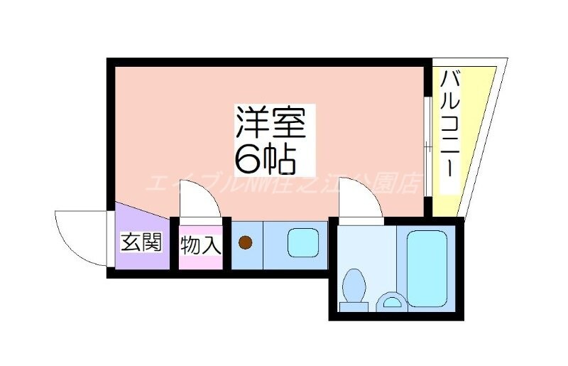 間取り図 サンハイツ粉浜