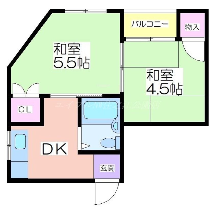 間取図 ヴィラ御崎