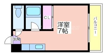 間取図 コーポロイヤル