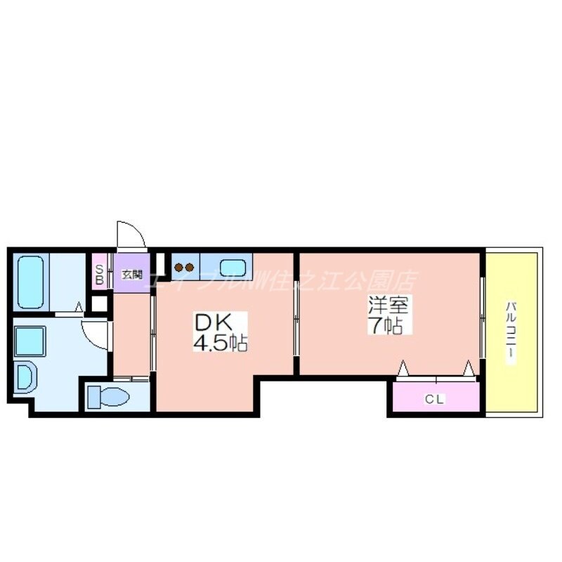 間取り図 浪速コート