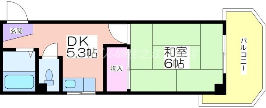 間取図 グランドハイツカワハラ