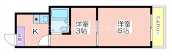 間取図 グランソシエ住之江Ⅱ