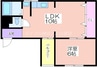 ハウス大幸 1LDKの間取り