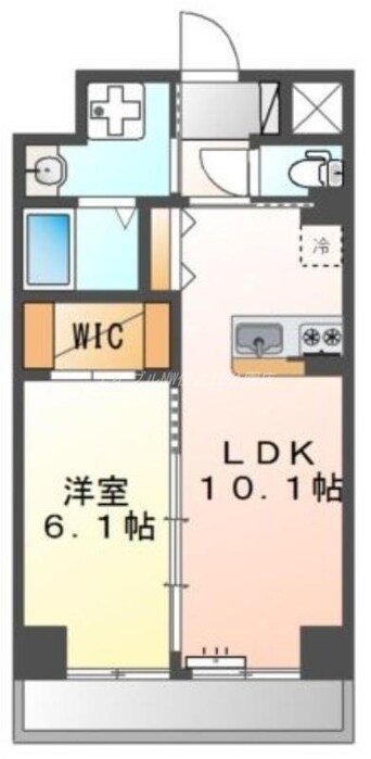 間取図 エイチ・ツーオー清水丘