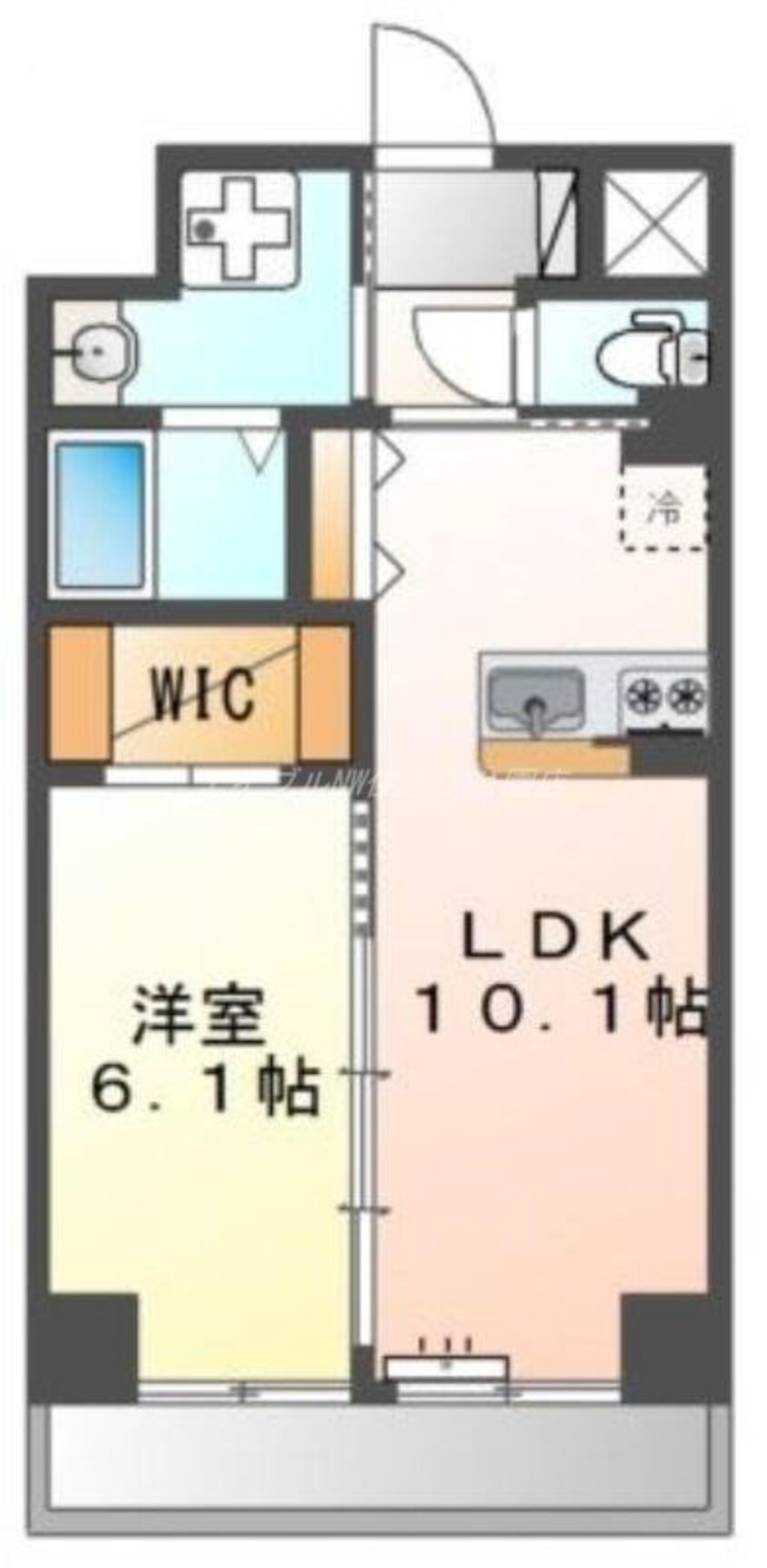 間取図 エイチ・ツーオー清水丘
