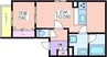 hugme residence 1LDKの間取り