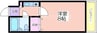 ラフィーネ岸里 1Kの間取り
