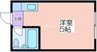 エンゼルハイム萩之茶屋 1Rの間取り