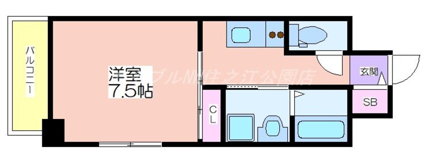 間取図 SOAR NAGAI EKIMAE