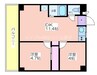 リアライズ玉出 2DKの間取り