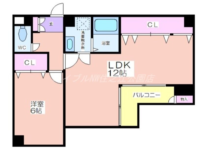 間取図 シャルマン清水
