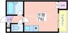グランコーポ我孫子 1Rの間取り