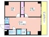 リアライズ玉出 2DKの間取り