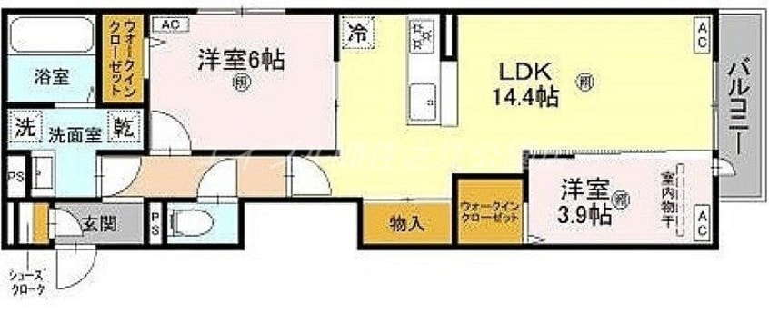 間取図 Passaro　Grande　墨江EAST