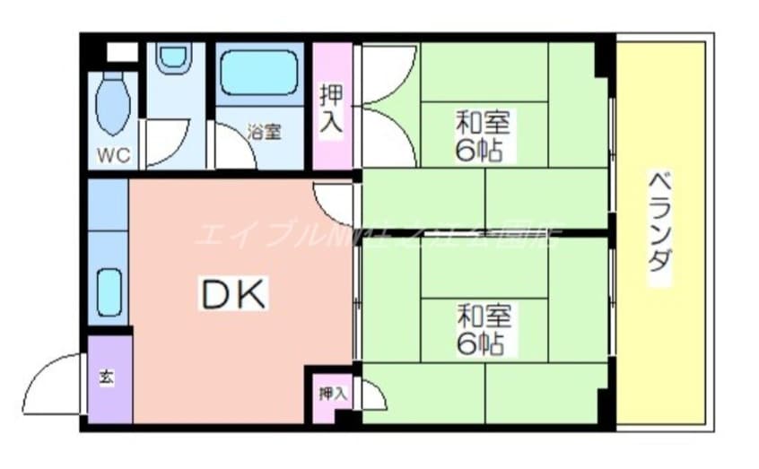 間取図 住吉ハイツ