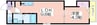 F asecia scelto 1LDKの間取り