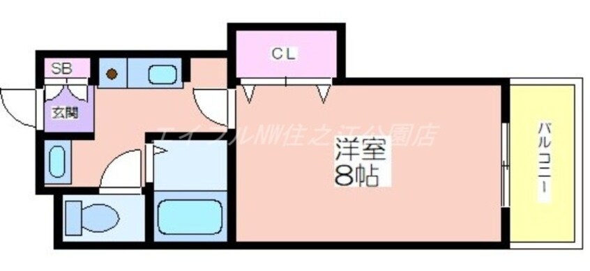 間取図 N court東粉浜