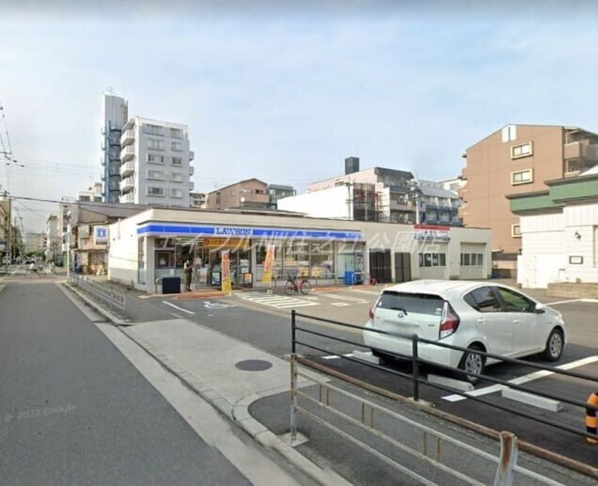 ローソン住吉あびこ病院前店(コンビニ)まで160m メゾンイングスあびこ