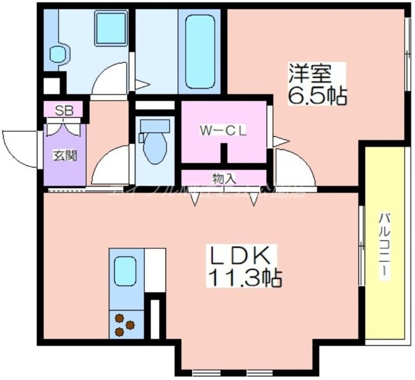 間取図 グランエスポワール寿