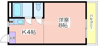 間取図 ラプティメゾン長居