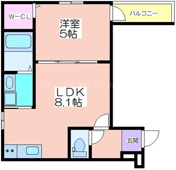 間取図 フジパレスあびこＷＥＳＴ