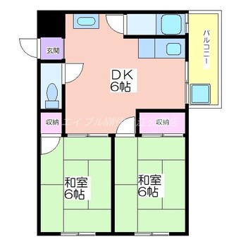 間取図 たきがわマンション