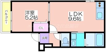 間取図 フジパレスあびこＷＥＳＴ