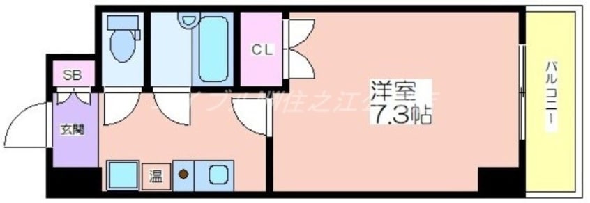 間取図 アルファ帝塚山