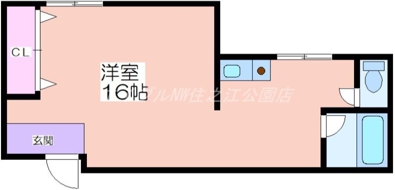 間取り図 コーポはぎ