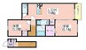 アーサー住之江 2LDKの間取り