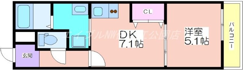 間取図 フジパレス杉本町Ⅱ番館