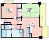 メゾンキコー住之江 2LDKの間取り