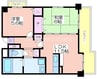 メゾンキコー住之江 2LDKの間取り