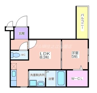 間取図 フジパレス エン Ⅱ号館
