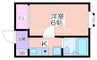 シャトーペトリュス 1Kの間取り
